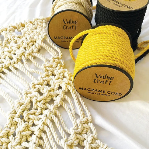6mm Macrame Cord (available in 6 colours)